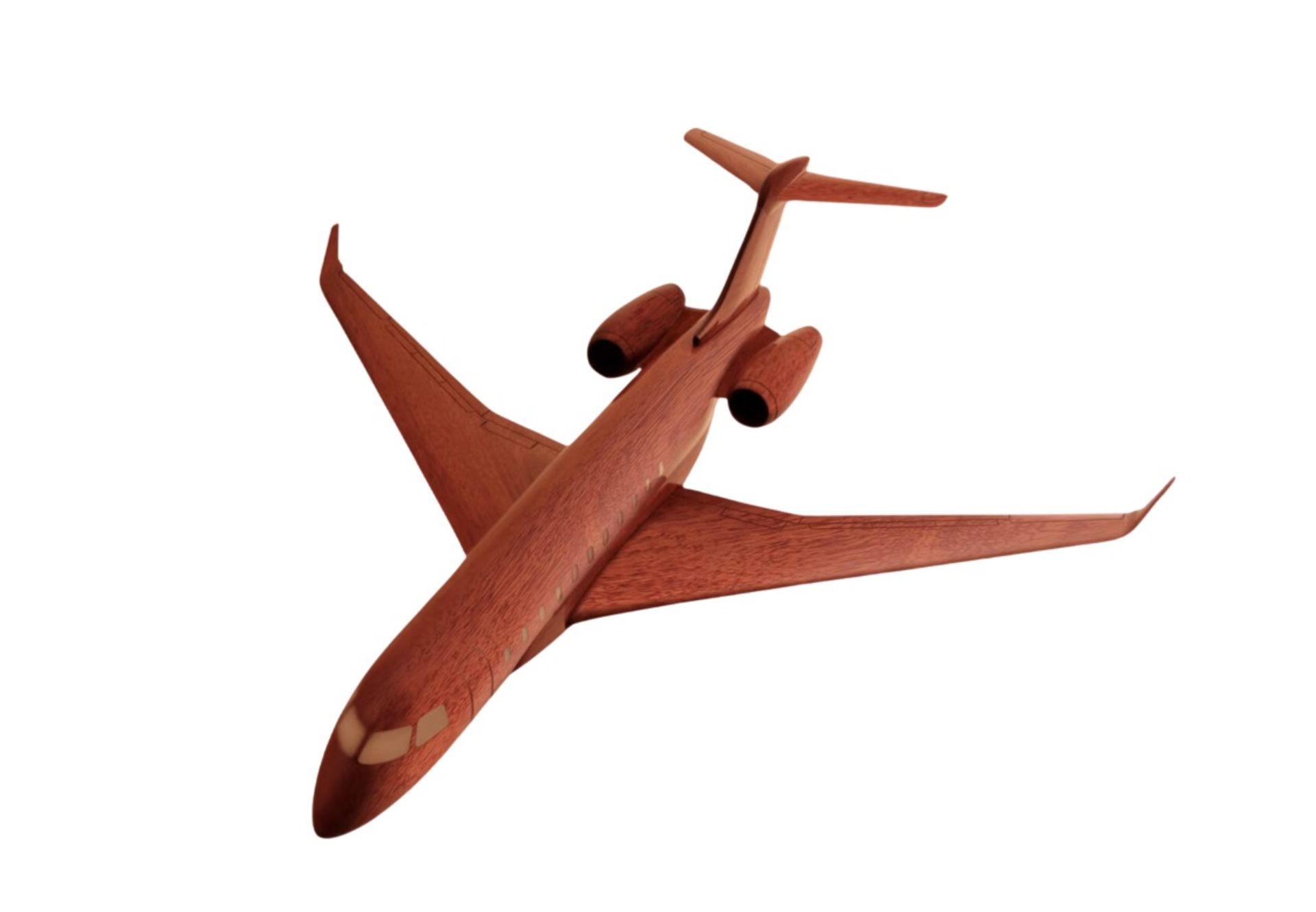 Bombardier Global 8500 Wooden Scale Display Model - Image 2 of 7