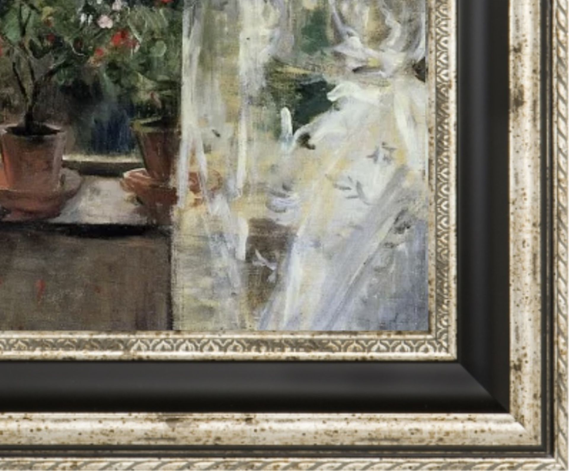 Berthe Morisot "Eugene Manet, Isle of Wight" Oil Painting - Image 2 of 5