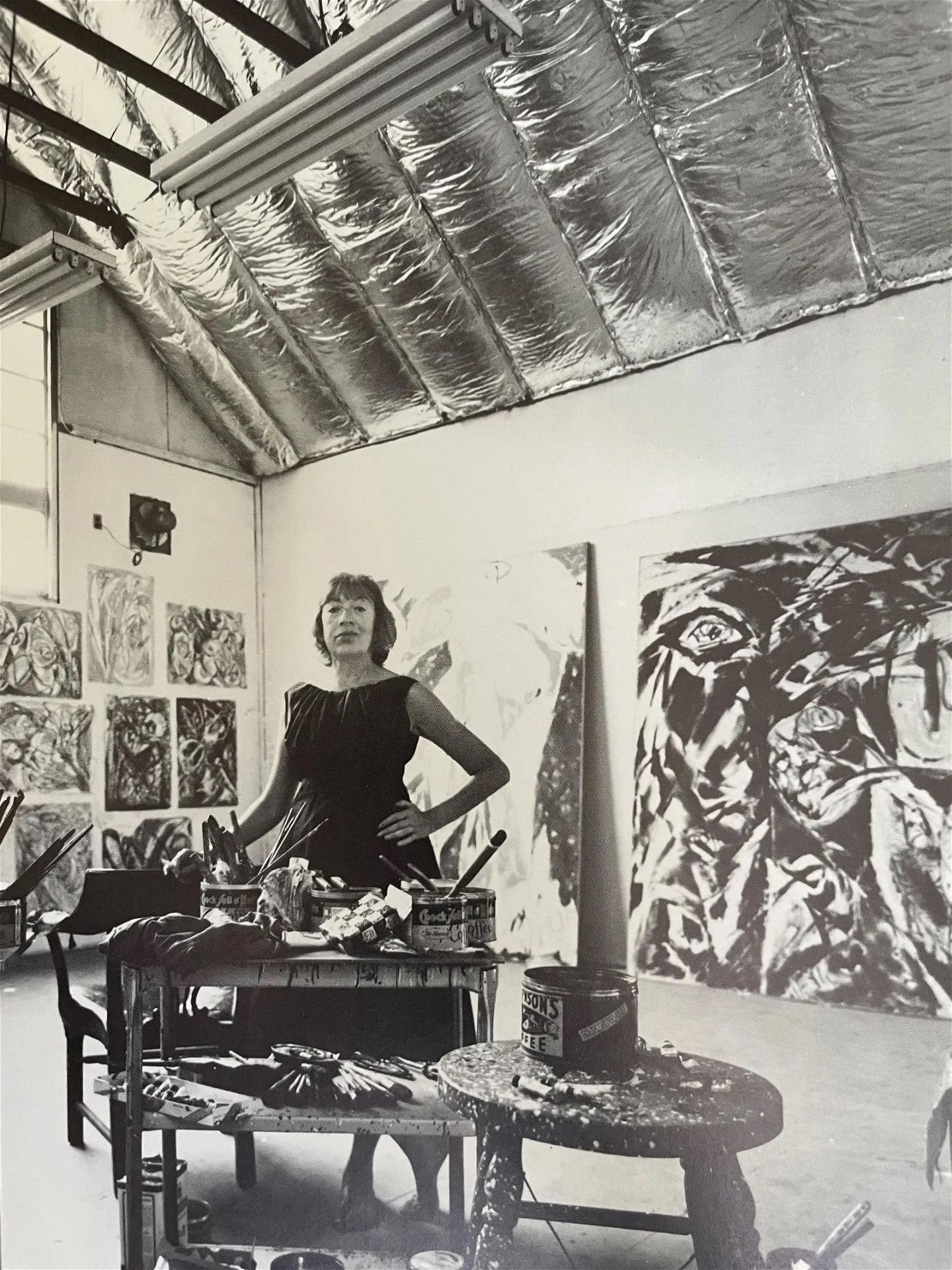 Hans Namuth "Lee Krasner, Easy Hampton, New York, 1962" Print - Image 2 of 7