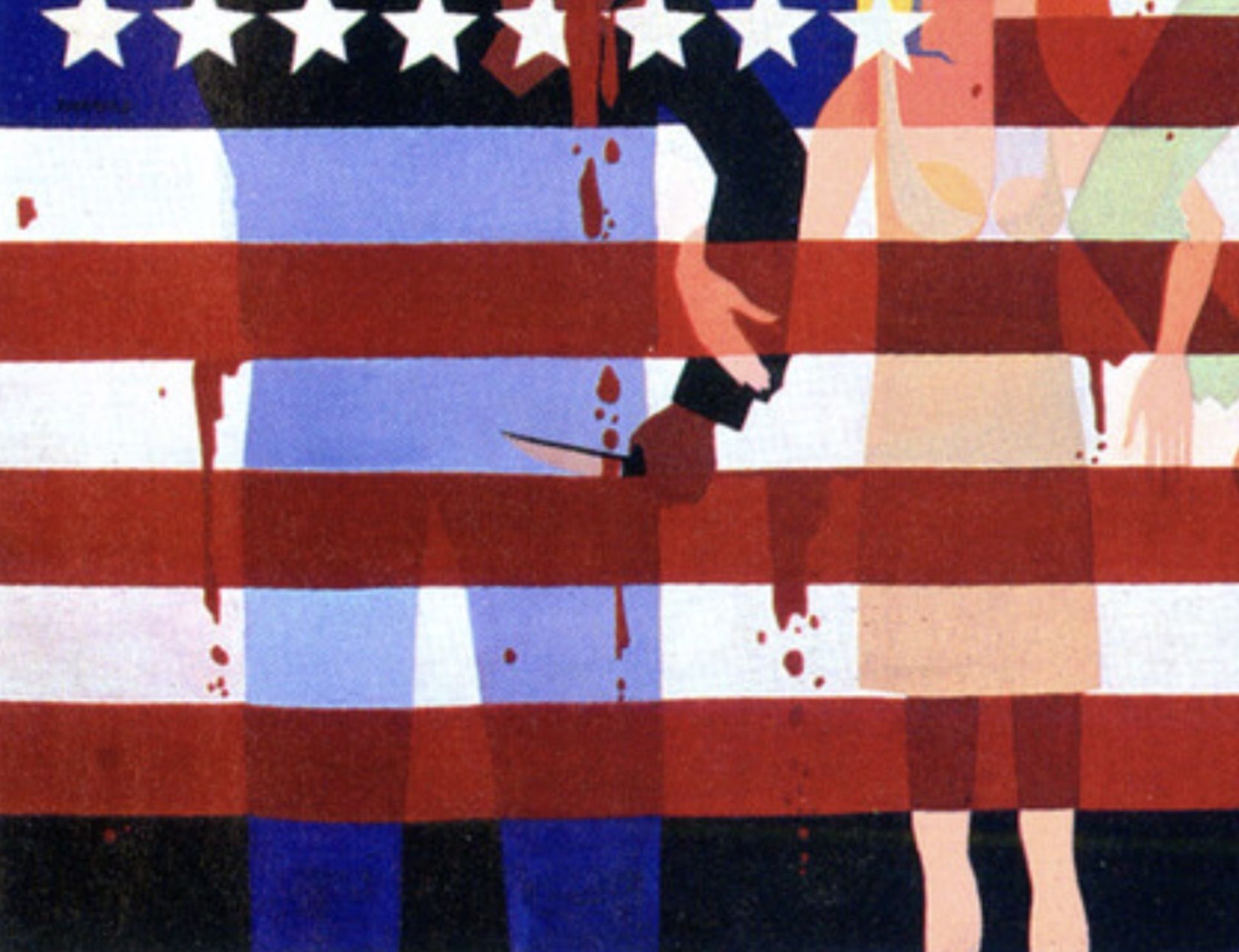Faith Ringgold "The Flag is Bleeding, 1963" Offset Lithograph - Bild 5 aus 5