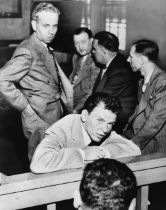 Frank Sinatra at Trial for Battery Photo-Print
