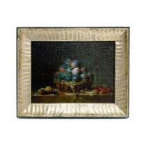 Jean Baptiste Simeon Chardin "Basket of Plums, 1765" Print