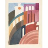 Sophie Taeuber Arp "Siena, Architecture, 1921" Print