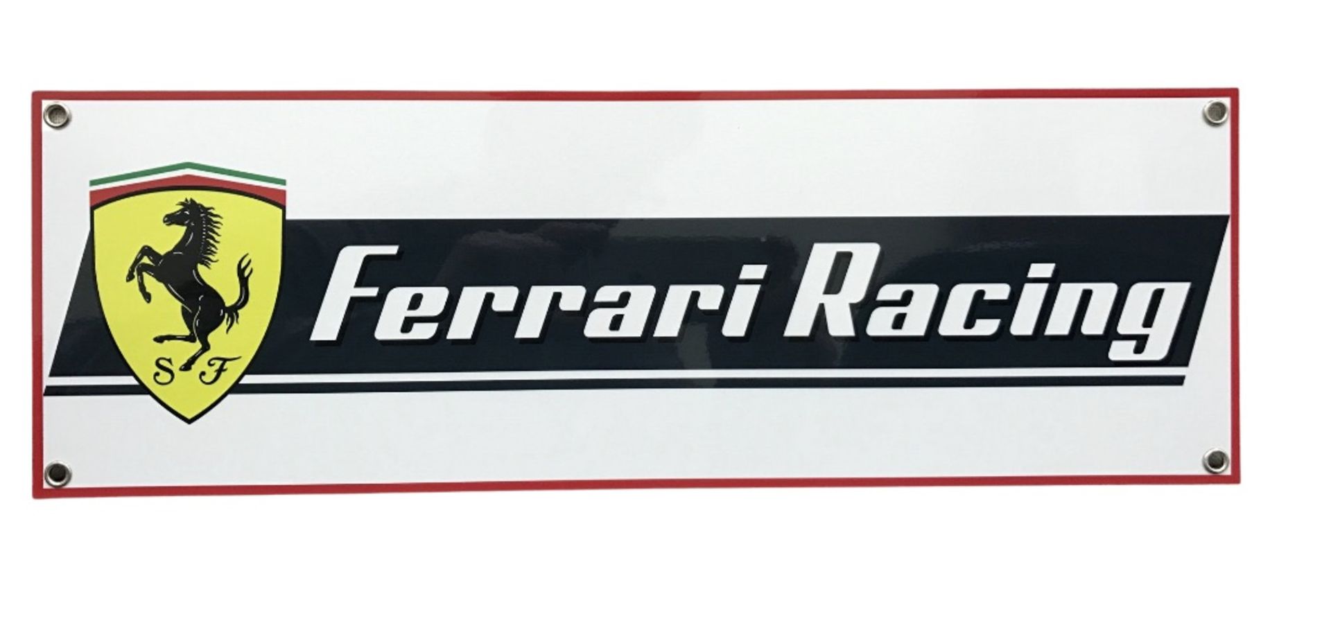 Ferrari Aluminum Wall Garage Display