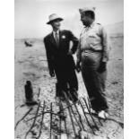 Robert Oppenheimer "With General Leslie Groves, Trinity Test Site, 1945" Photo Print