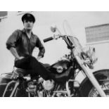 Elvis Presley "On Motorcycle" Print
