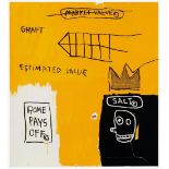 AFTER JEAN-MICHEL BASQUIAT(1960-1988) Rome Pays Off
