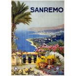 Sanremo Travel Poster 
