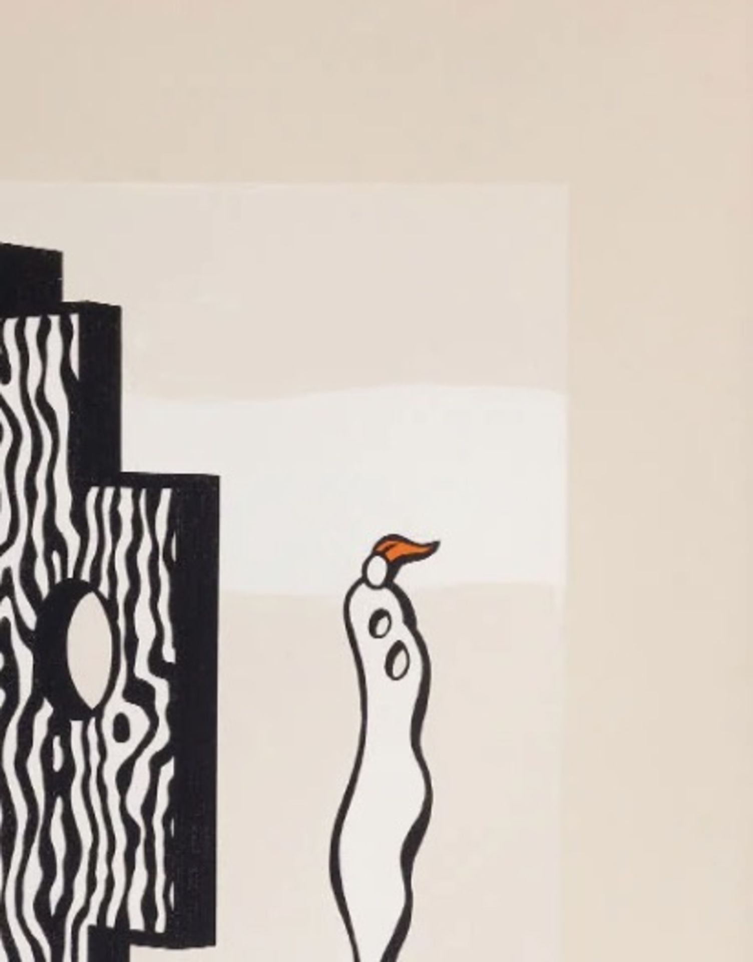 Roy Lichtenstein "Untitled, 1978" Plate Signed Offset Lithograph - Bild 4 aus 5
