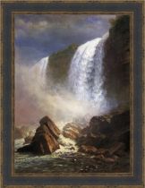 Albert Bierstadt "Falls of Niagara from Below" Oil Painting