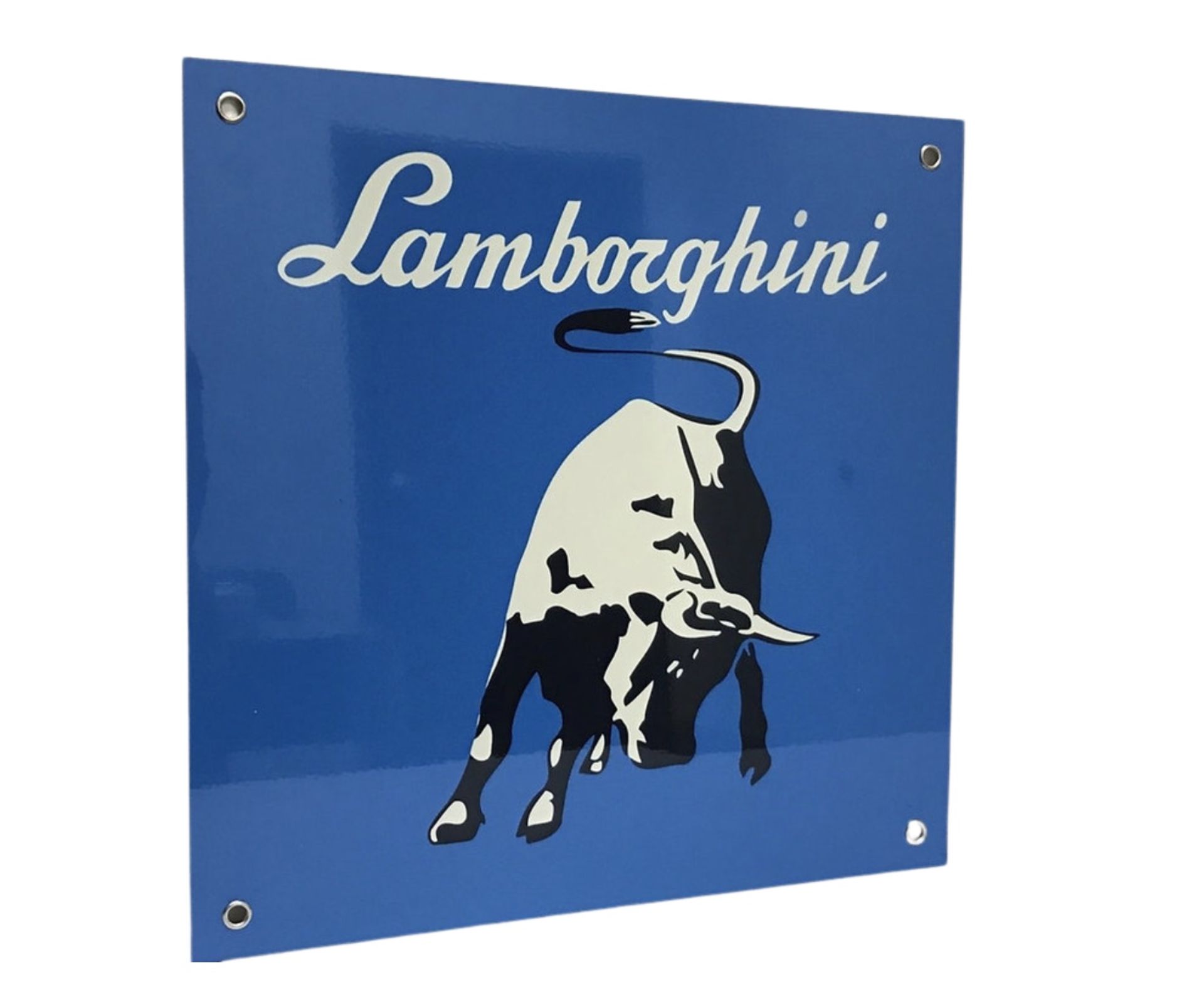 Lamborghini Aluminum Garage Wall Display