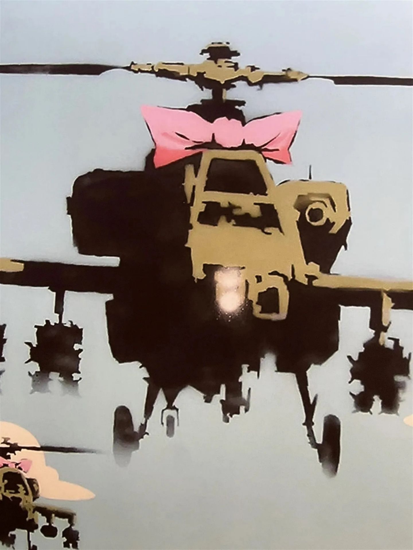 Banksy "Helicopter" Offset Lithograph - Bild 2 aus 8