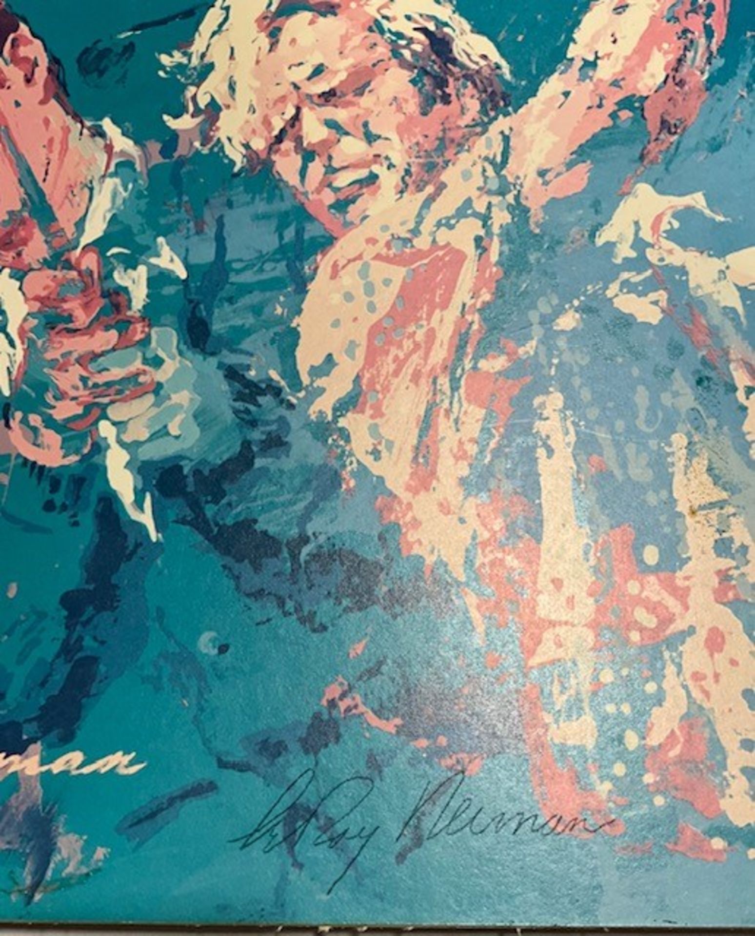 Leroy Neiman Hand Signed "Golfers" Poster - Image 7 of 9