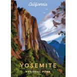 Yosemite National Park Travel Poster