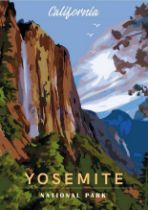 Yosemite National Park Travel Poster