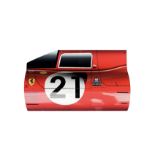 Ferrari P4 Le Mans Aluminum Garage Wall Display