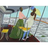 Lubaina Himid "HMS Calcutta, 2021" Offset Lithograph