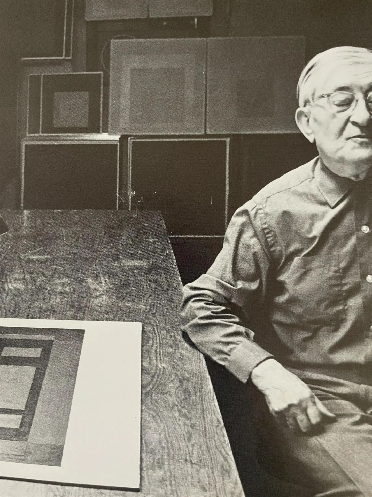 Hans Namuth "Josef Albers, New Haven, Connecticut, 1965" Print - Image 3 of 4
