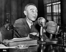 Robert Oppenheimer "Testifying, June 13, 1949" Photo Print