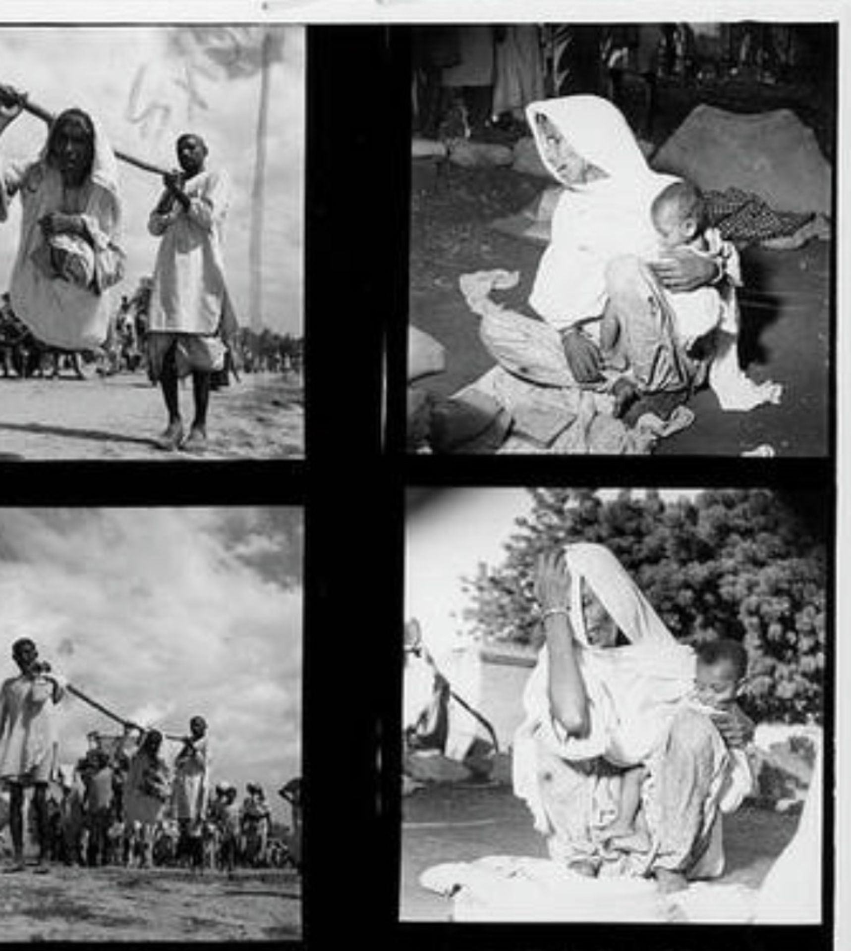 Margaret Bourke White "India Migration during Hindu-Muslim Conflict" Contact Sheet - Image 5 of 5