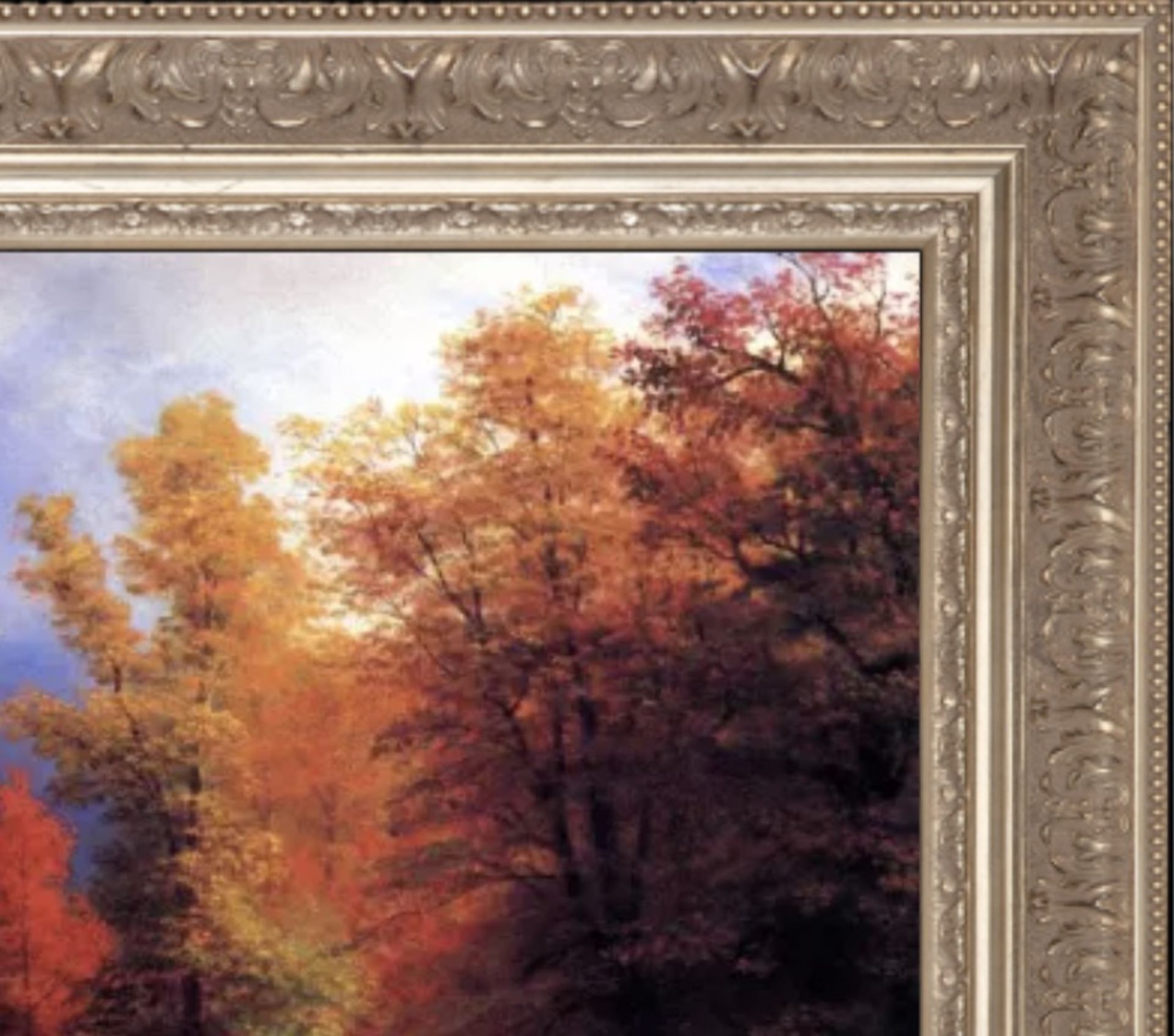 Albert Bierstadt "On the Saco" Oil Painting - Bild 4 aus 5