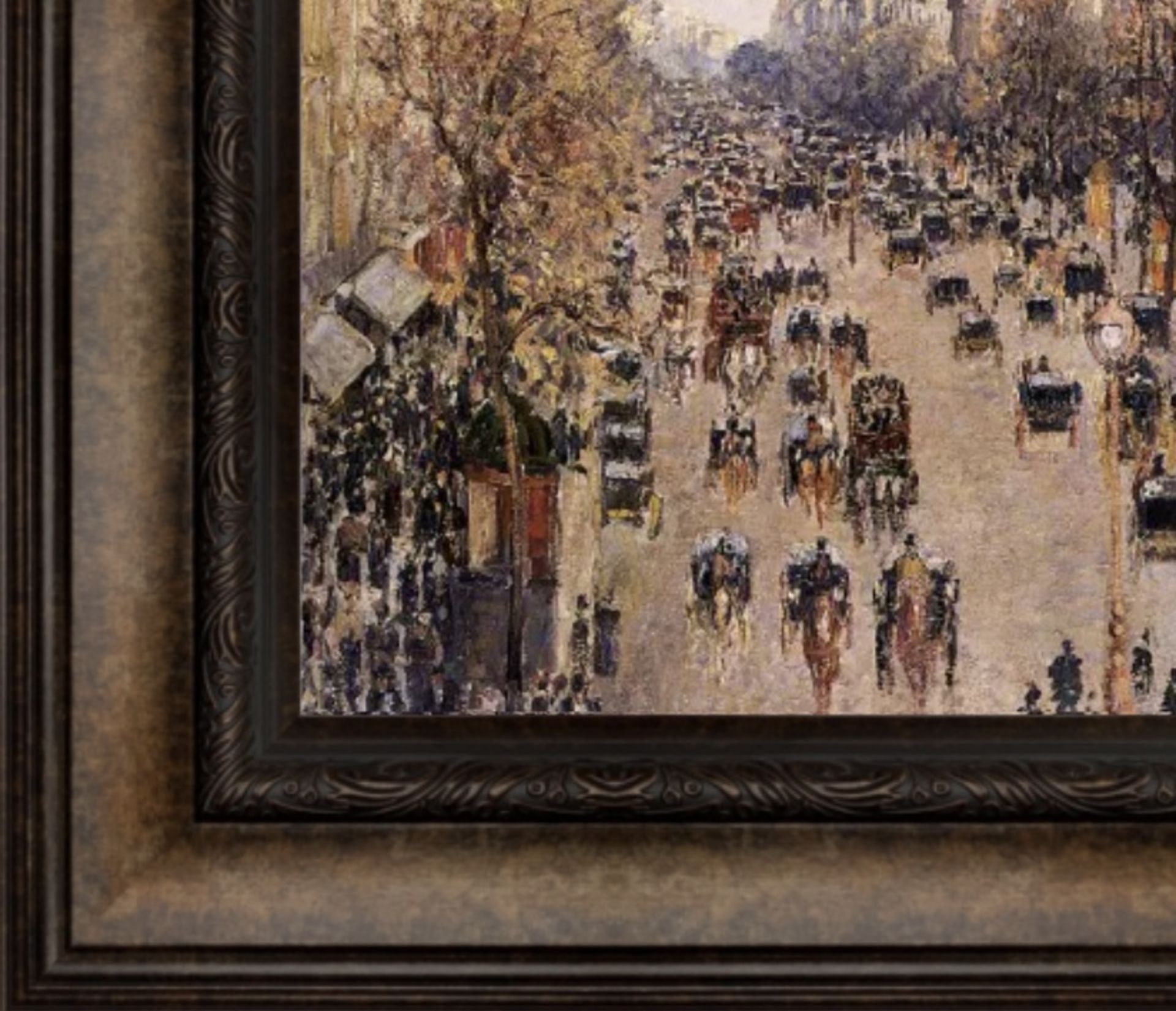 Camille Pissarro "Boulevard Montmarte" Oil Painting - Bild 5 aus 5