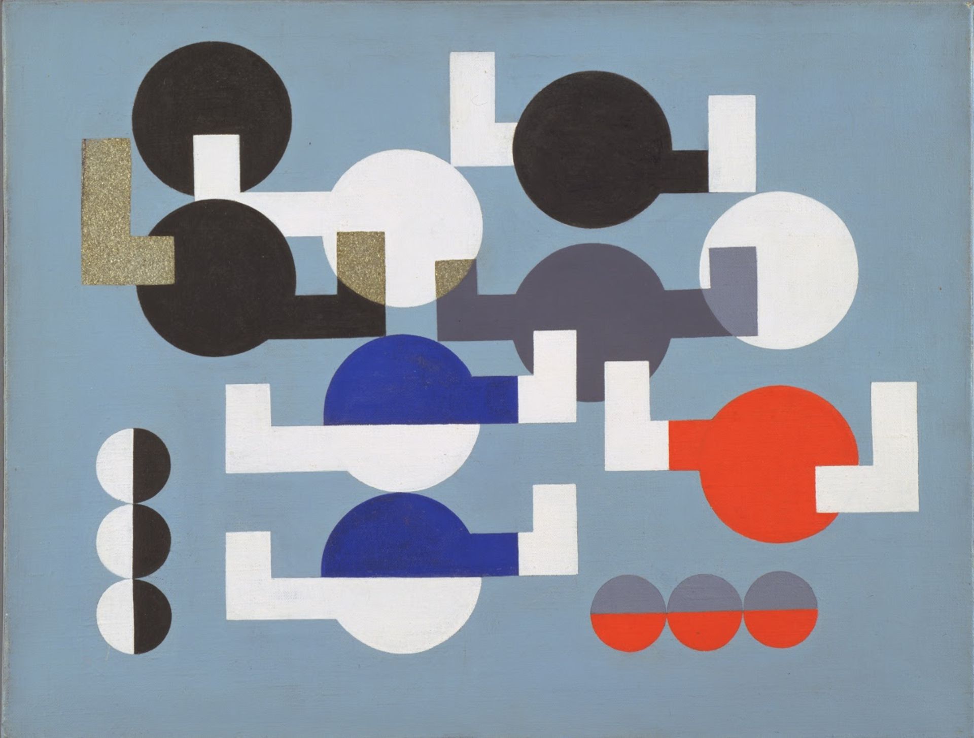 Sophie Taeuber Arp "Composition of Circles and Overlapping Angles, 1930" Print