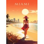 Miami Travel Poster