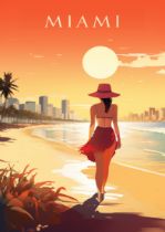 Miami Travel Poster