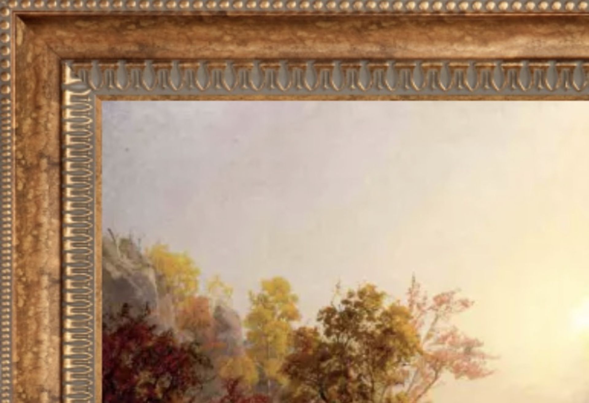 Jasper Francis Cropsey "Autumn, 1873" Oil Painting - Bild 5 aus 5