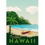 Hawaii Travel Poster