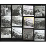 Slim Aarons "Louis Armstrong, Lucille Brown, Rome, 1949" Contact Sheet