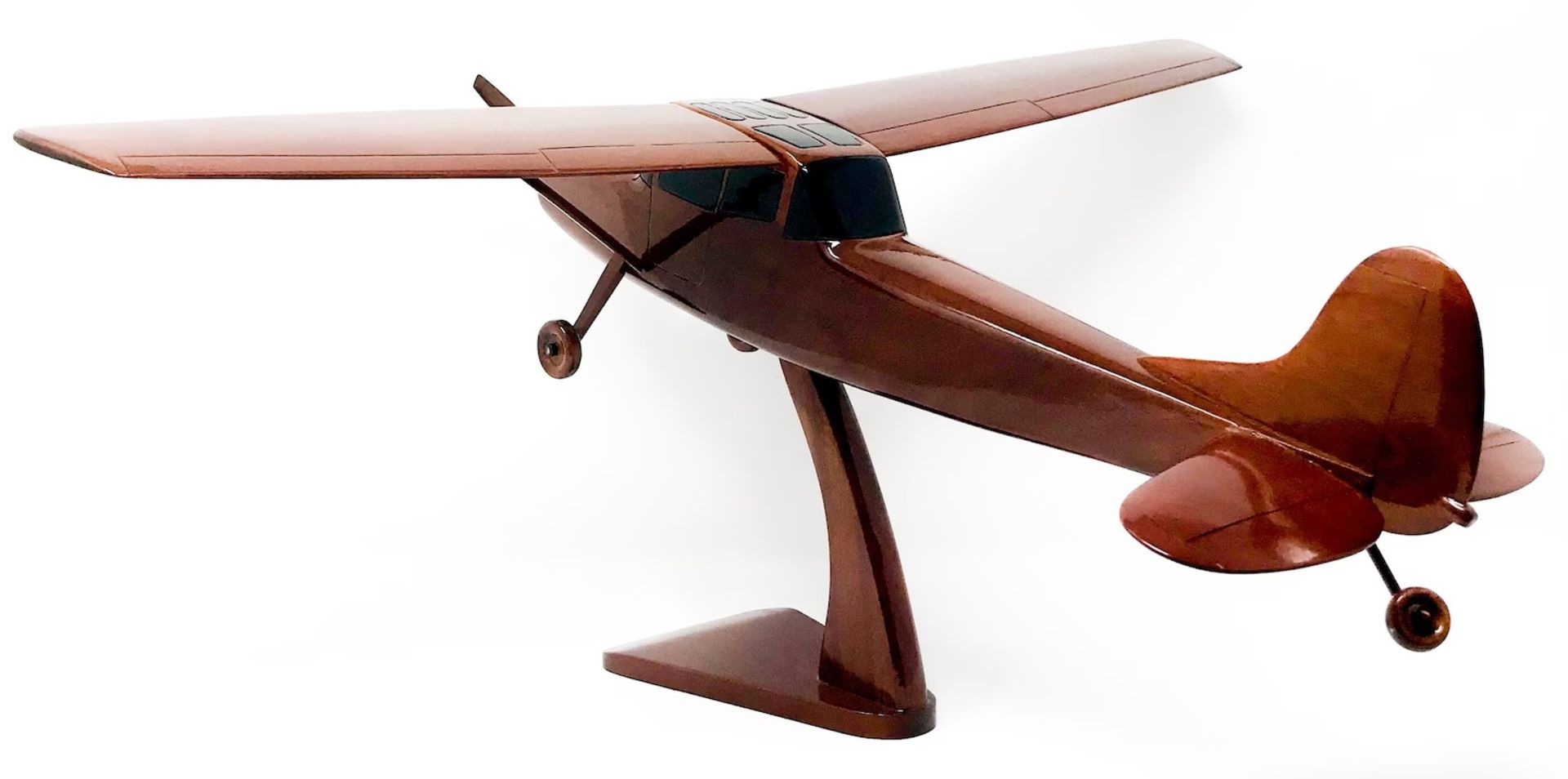 Cessna O-1 Bird Dog Wooden Scale Desk Display Model - Bild 3 aus 5