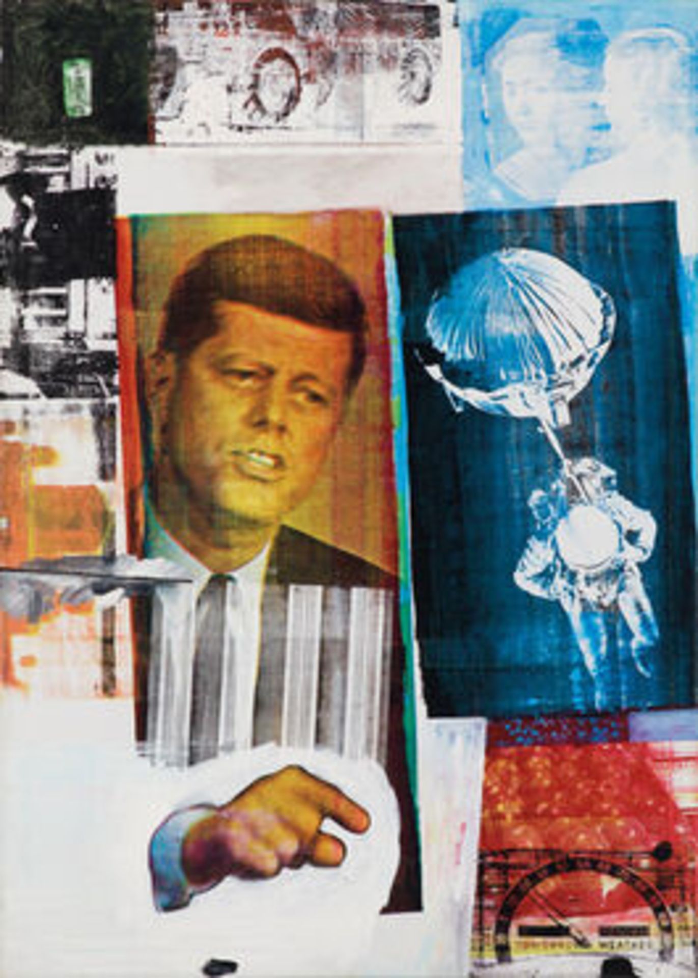 Robert Rauschenberg "Retroactive II, 1963" Offset Lithograph