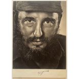 Yousuf Karsh Signed "Fidel Castro" Print