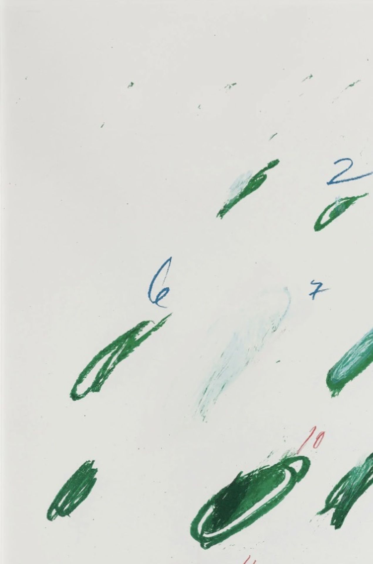 Cy Twombly "Untitled" Offset Lithograph - Bild 3 aus 5