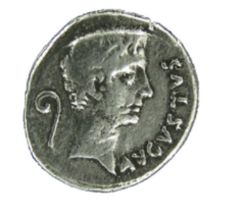 Gaius Octavius/Augustus Caesar, Julia, 27 BC Coin