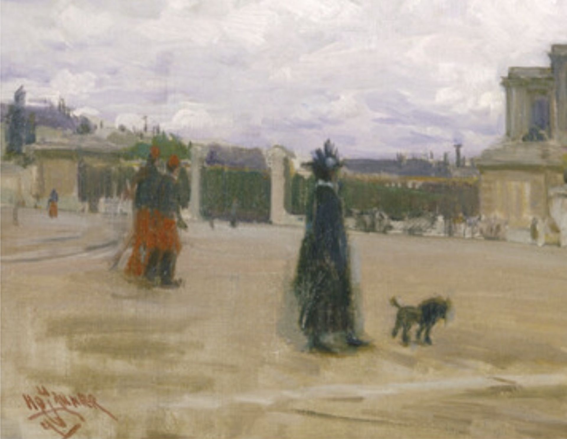 Henry Ossawa Tanner "Les Invalides, Paris, 1896" Offset Lithograph - Image 5 of 5