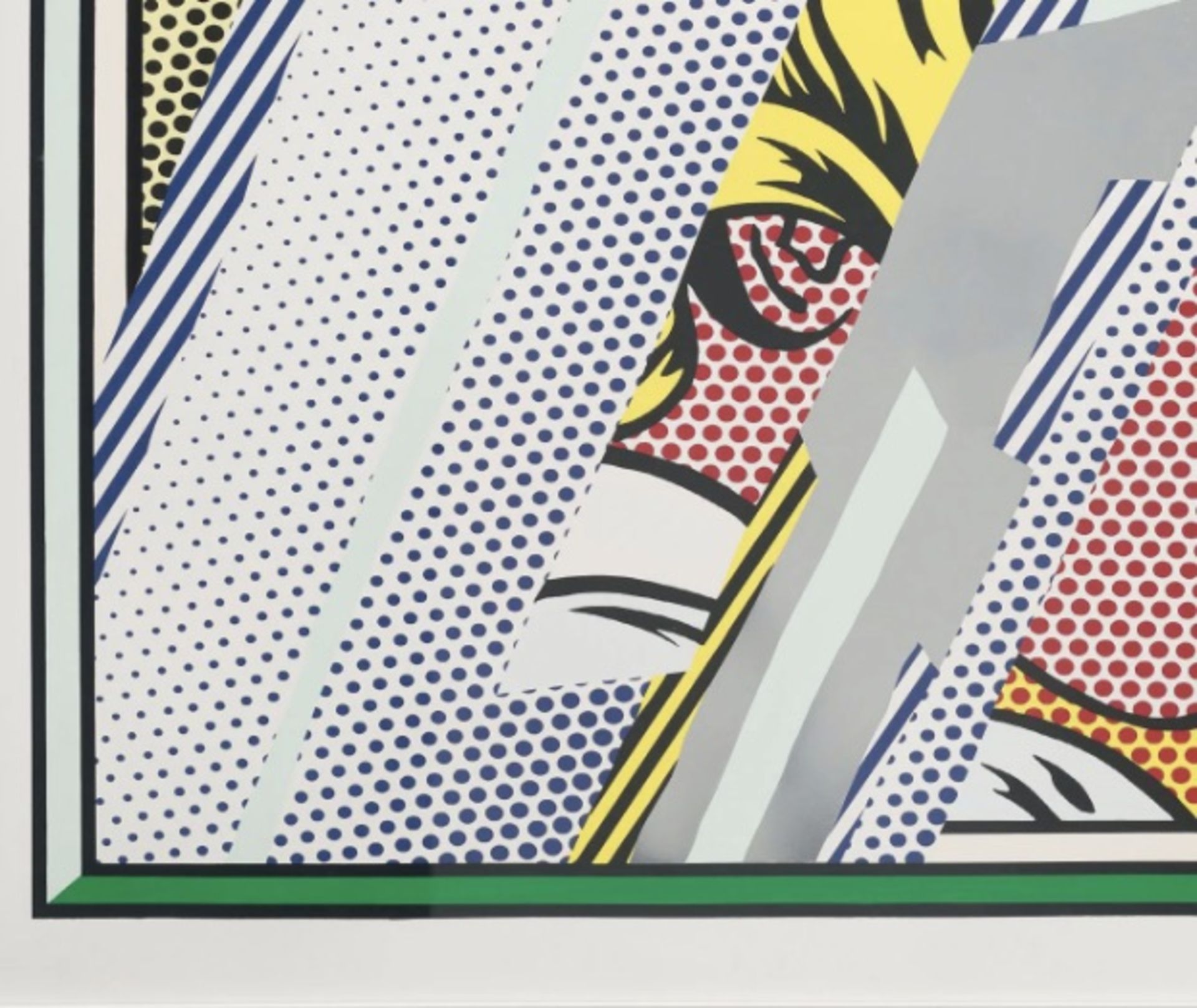 Roy Lichtenstein "Reflections on Girl, 1990" Plate Signed Offset Lithograph - Image 5 of 5