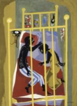 Jacob Lawrence "Dreams, 1965" Offset Lithograph