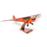 PA18 Super Cub Wooden Scale Desk Model