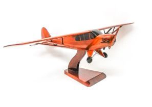 PA18 Super Cub Wooden Scale Desk Model