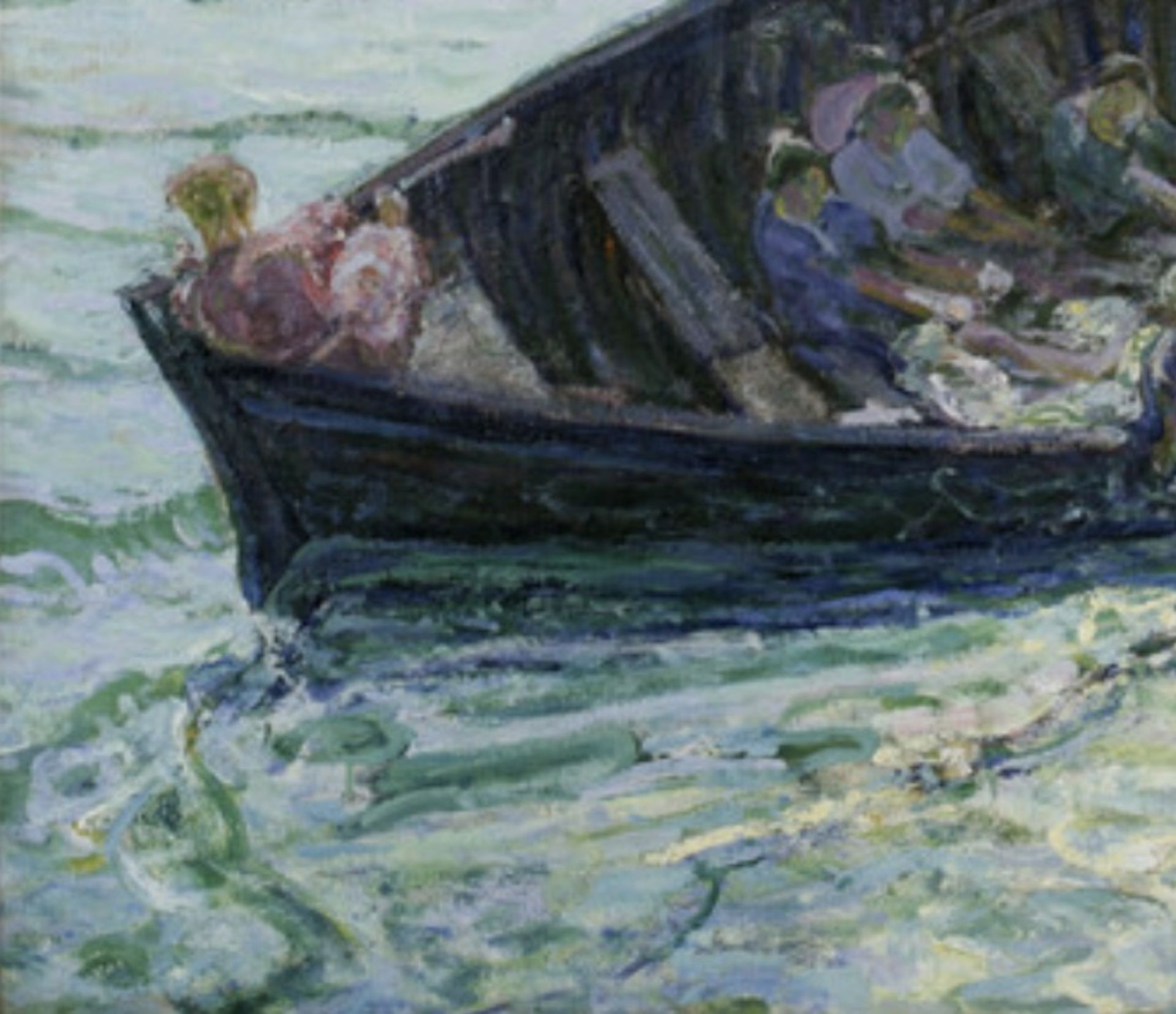 Henry Ossawa Tanner "The Miraculous Haul of Fishes, 1914" Offset Lithograph - Image 5 of 5