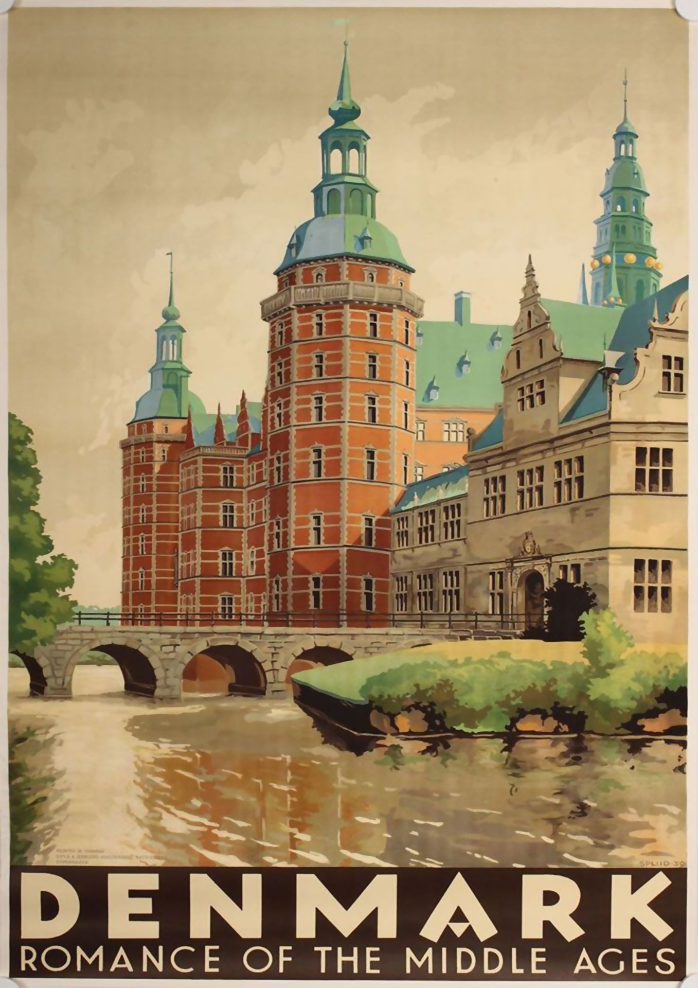 Denmark Travel Poster