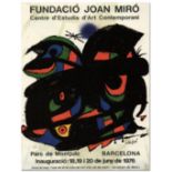 Joan Miro 1976 Lithograph