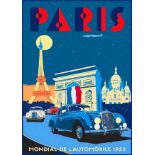 Paris, France Travel Poster