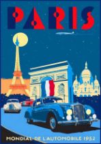 Paris, France Travel Poster