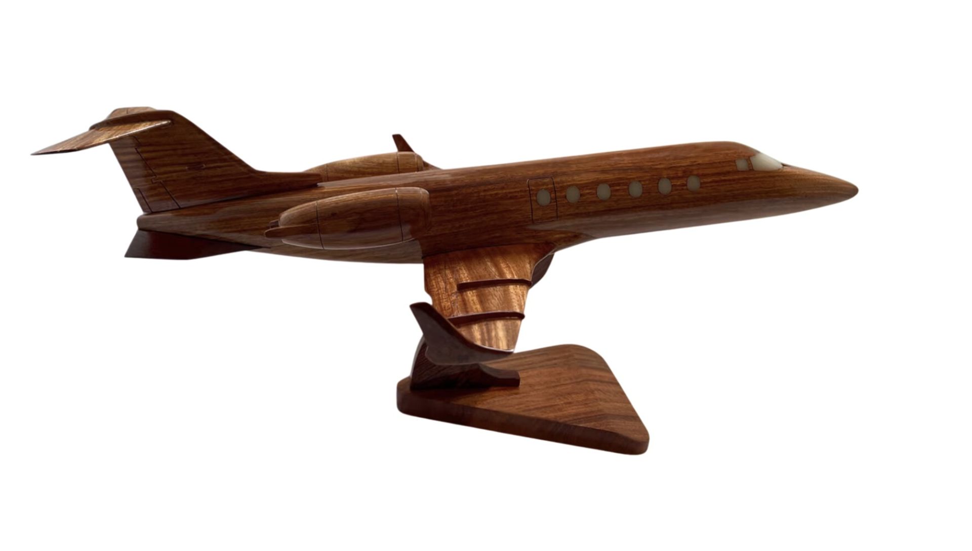 Lear Jet 60 Wooden Scale Desk Model - Image 8 of 9