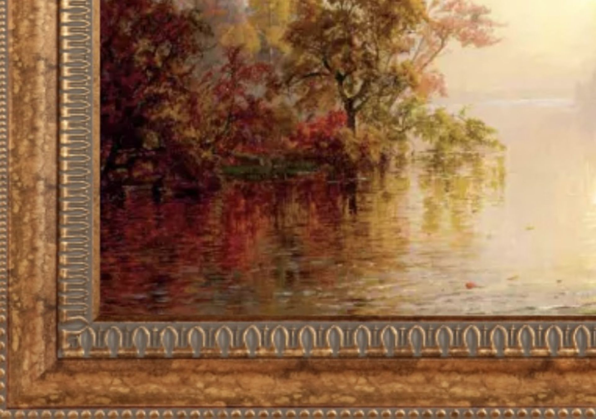 Jasper Francis Cropsey "Autumn, 1873" Oil Painting - Bild 4 aus 5