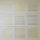 Agnes Martin Portfolio/Set of 10 Lithographs